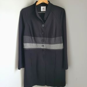 CAbi Black and Gray Women's Coat.